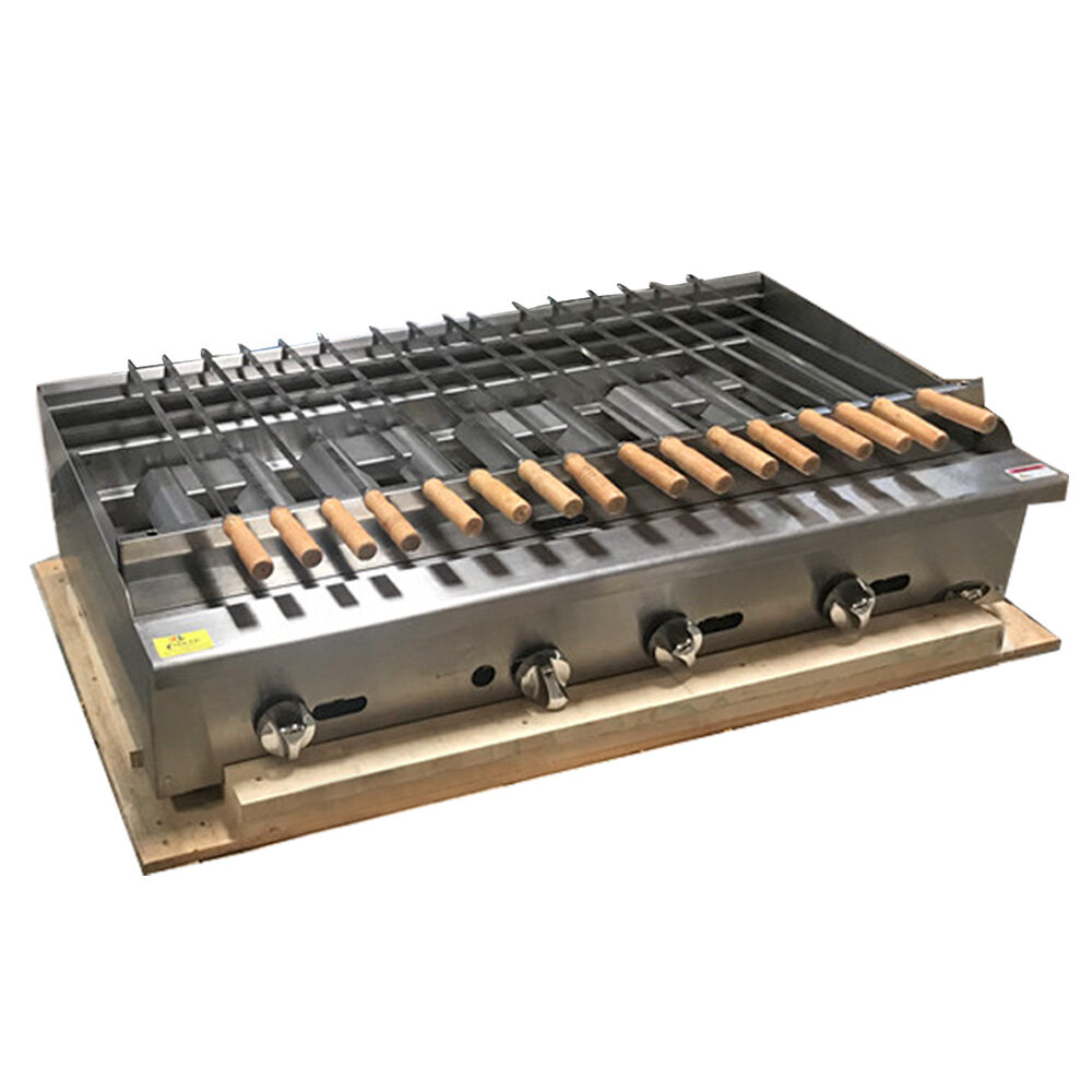 Rotoquip Automatic Conveyor Shish Kebab or Koobideh Kebob Grill-30 inc —  Nishi Enterprise Inc