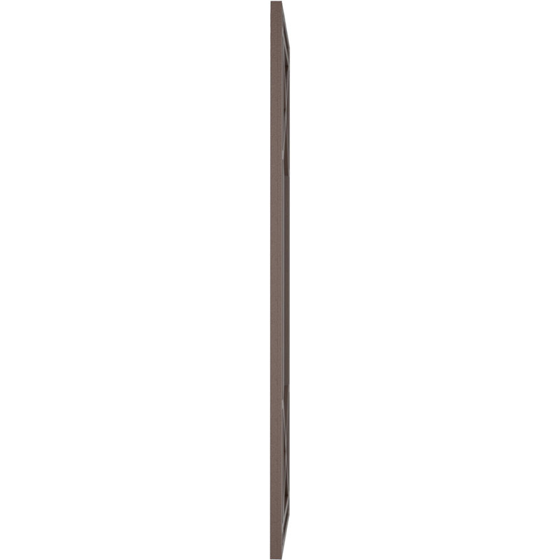 Volets en PVC True Fit, Raisin brun, 65", 15"