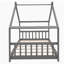 Lit simple en bois pour lit simple, gris (ANCIEN SKU: WF282521AAE)