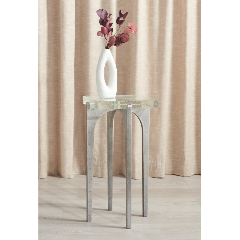 Chelita Glass Top End Table
