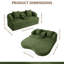 Full / Double 70.07 " Upholstered Convertible Sofa-742380996