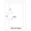 8 Inch Back to Back Shower Door Handle - 203mm Round Double Sided Pull Plate for 1/4" to 1/2" Thick Glass, Stainless Steel-117169023-117169021