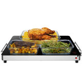 Extra Large Food Warmer For Parties | Electric Server Warming Tray, Hot Plate, With Adjustable Temperature Control (21" X 16")