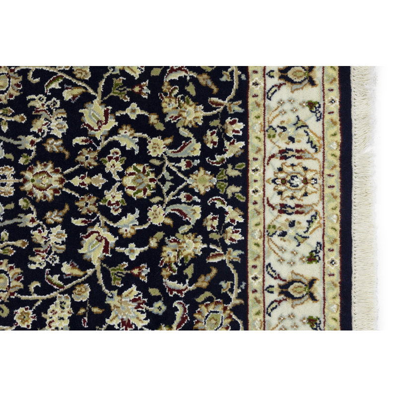 Tapis bleu Indo Nain Marna, Rectangle 3 pi x 5 pi