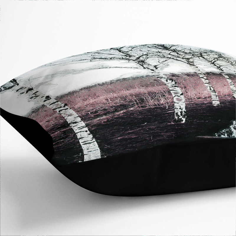 Square Throw Cushion, 55cm H x 55cm W x 20cm D, Black