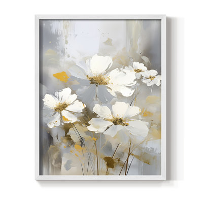 FLORAL Series CD XXVII - reproduction encadrée de qualité supérieure - prête à être accrochée - aucun clou requis