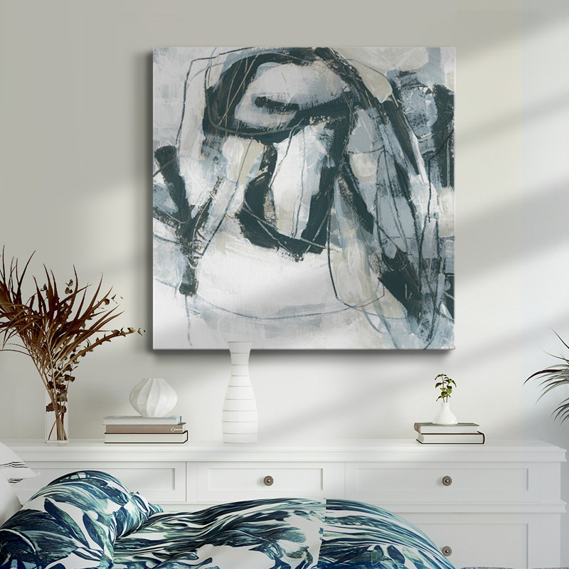 Toile tendue avec châssis Curated Marks II-Premium - prête à être accrochée