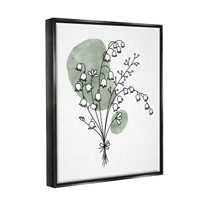 Ensemble de fleurs de muguet, art numérique par JJ Design House LLC
