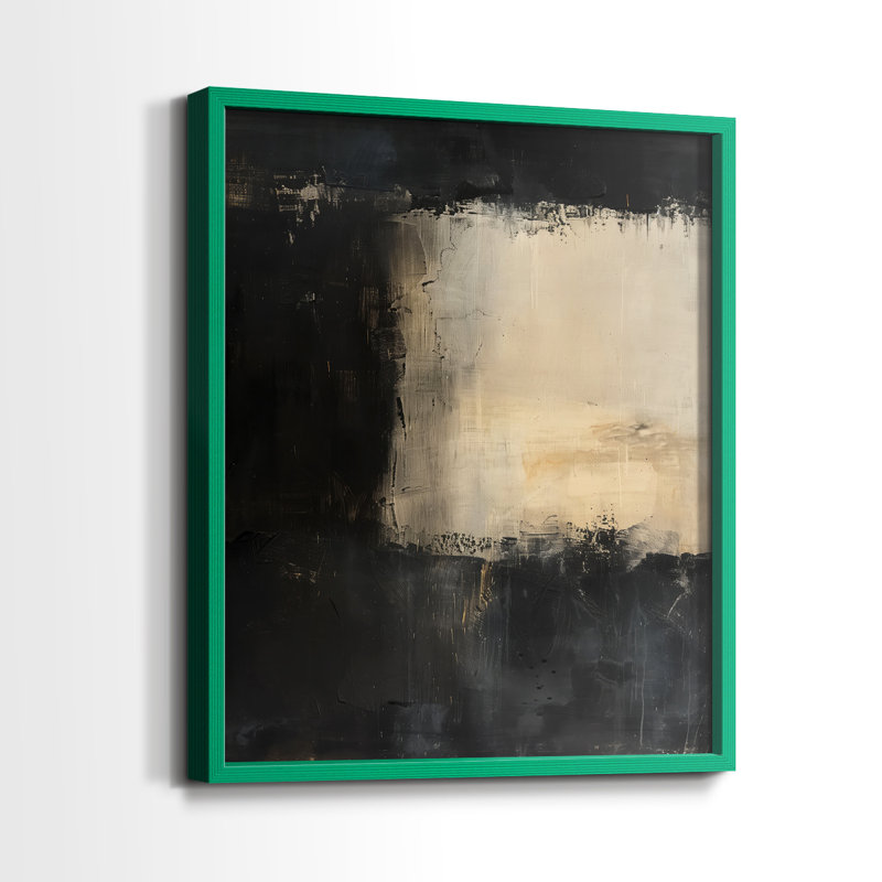 ABSTRACT Series CCCC-III - Reproduction encadrée de qualité supérieure - prête à être accrochée - aucun clou requis