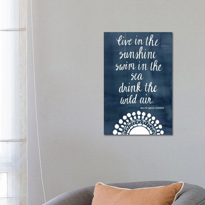Sun Quote I by Grace Popp - Wrapped Canvas Print