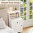 Modern Farmhouse Nightstand With shelves-979602456