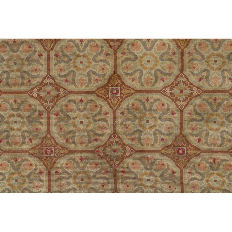 One-of-a-Kind 6'9" x 7'11" Hand Knotted Area Rug