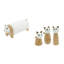 Brand Wood No Power Source Required / Manual Salt & Pepper Shaker