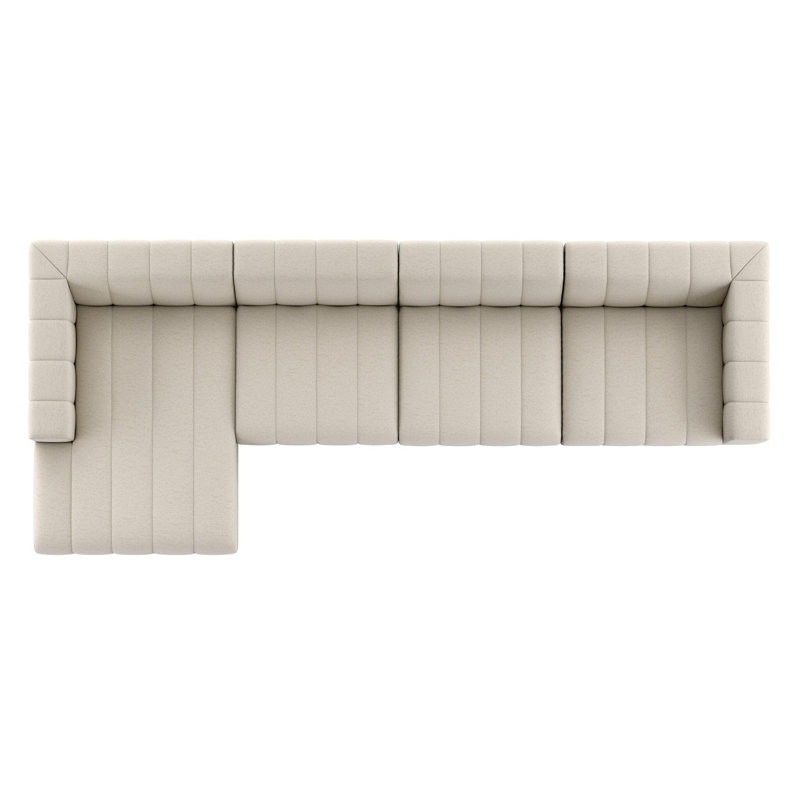 Langham Sectional, 28.5" H x 161" W x 68" D, Left Hand Facing