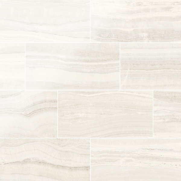 Infinity Stone 12x24 Polished White