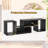 2 Pcs Adjustable Tv Stands With Storage Cubes For Tvs Up To 55 Inches Cabinets -1984945152