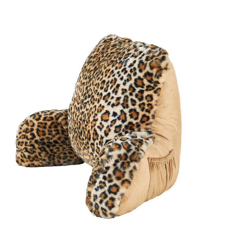  Housse de coussin en fausse fourrure, 18 po x 20 po