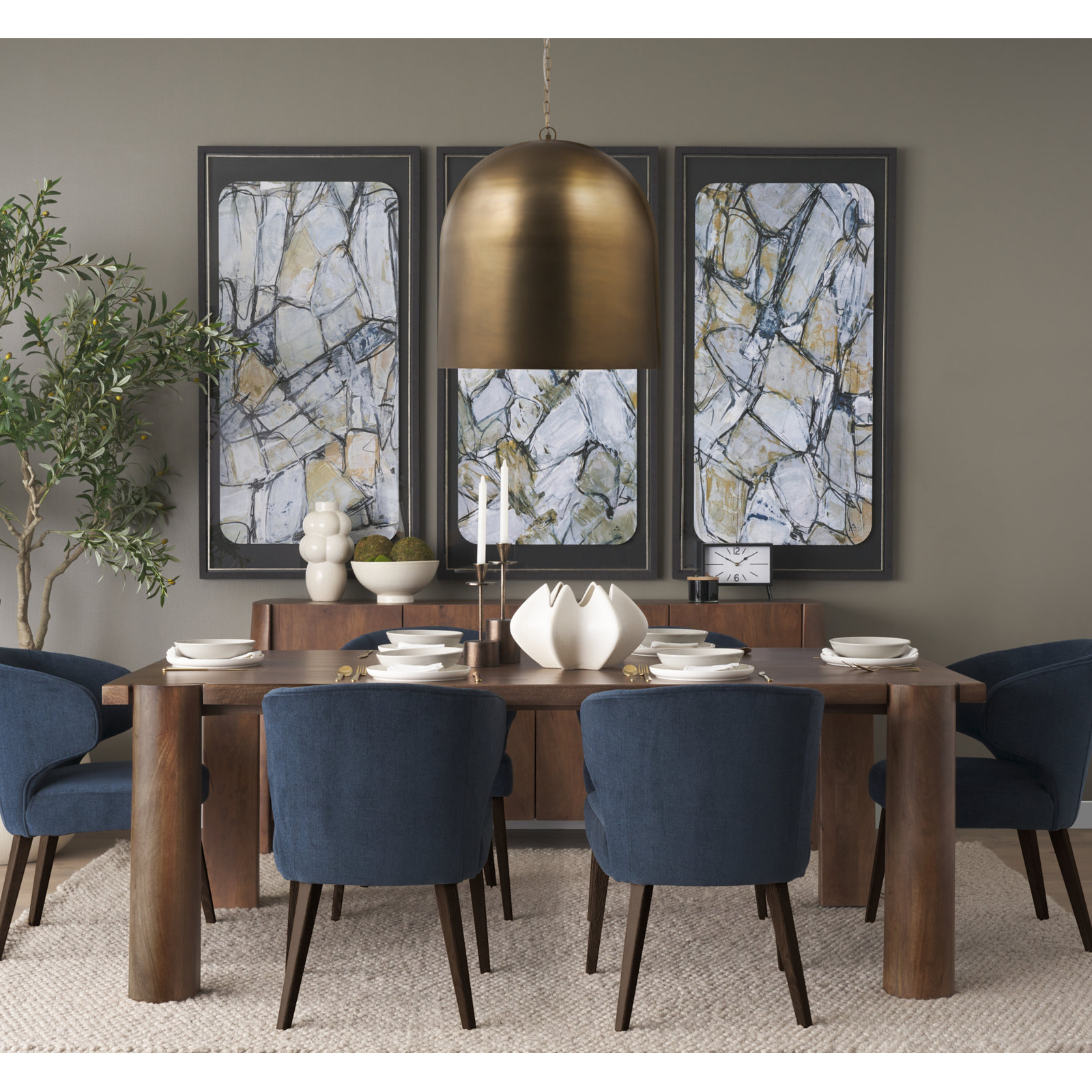 Miles Single Light Metal Dimmable Pendant