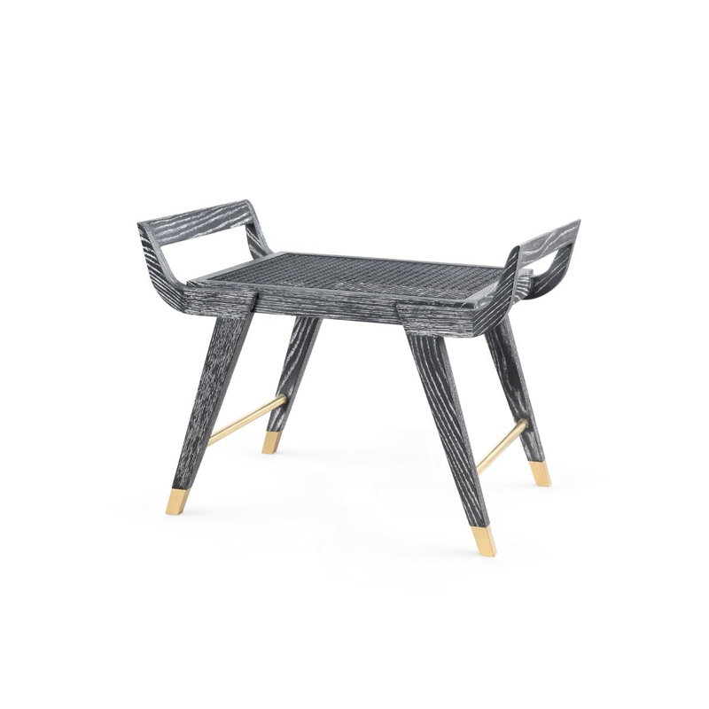 Delon Accent Stool, Carbon Black