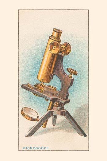 Microscope - Graphic Art Print