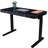 Uppsala Adjustable Glass Top Metal Base Standing Desk-1668473213
