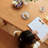 Elegant solid wood table set-110980459