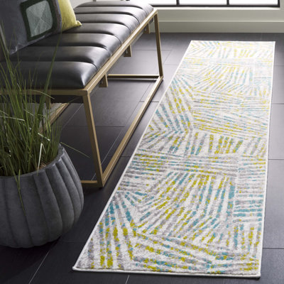 Tapis abstrait Cosner Skyler Performance