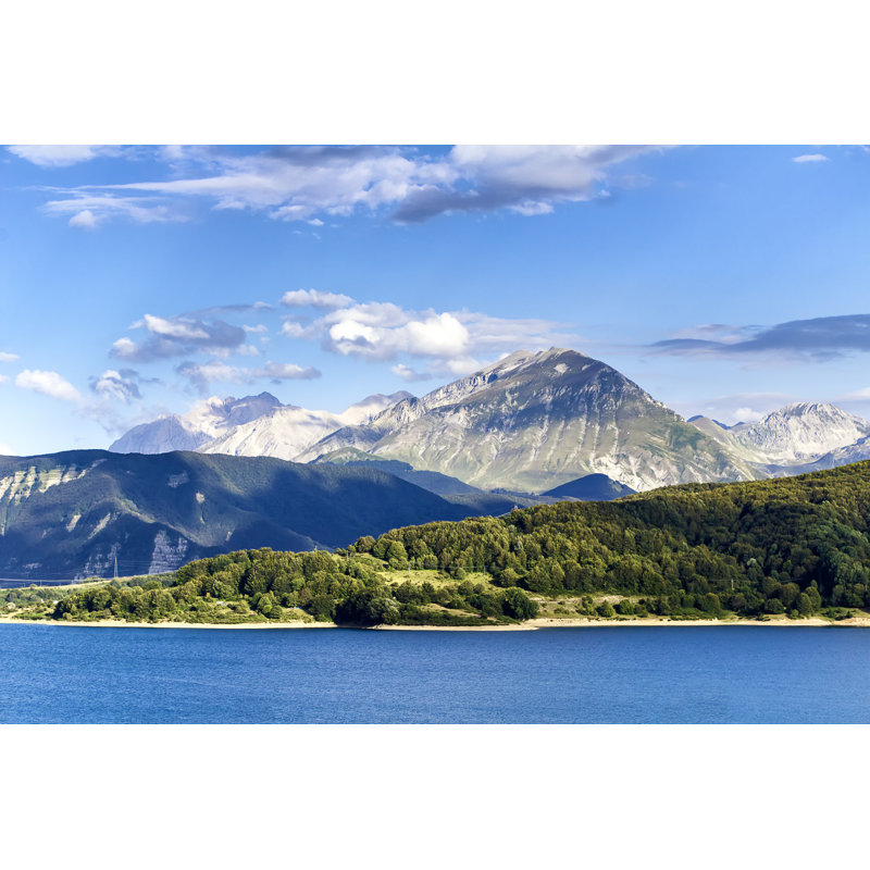 Laga Mountains - Wrapped Canvas Print, 30cm H x 46cm W x 3.8cm D