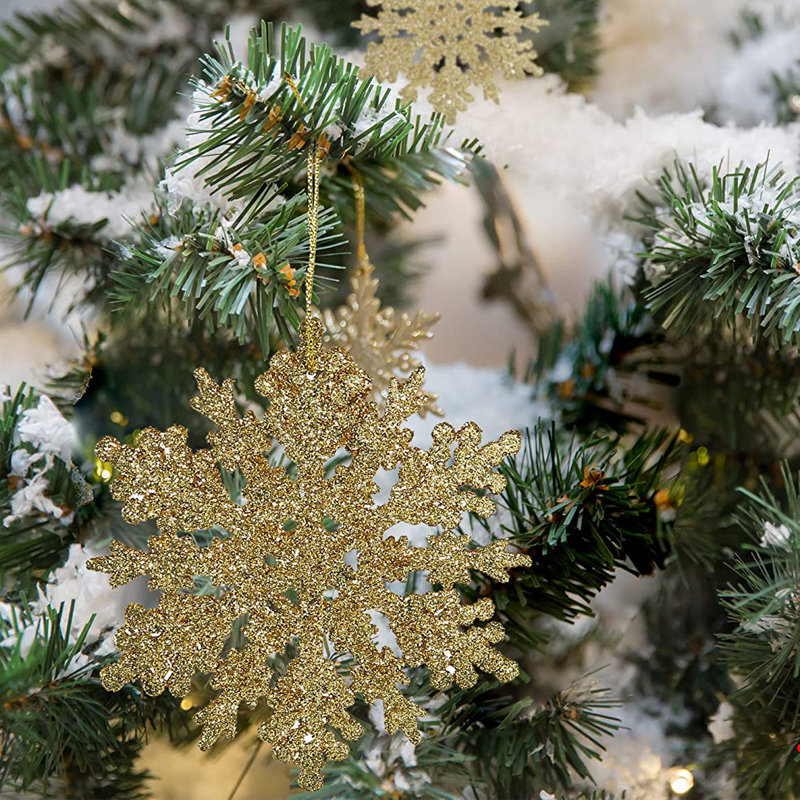 4'' Shatterproof Holiday Shaped Ornament, Gold