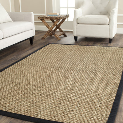 Tapis naturel / noir Auckland