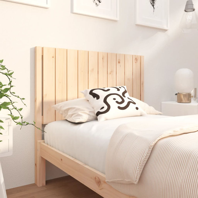 Burley Solid Wood Headboard, Brown, 80.5 x 100 cm