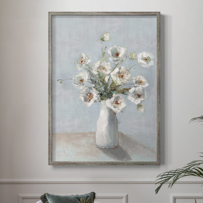 «Prettiest Poppies», reproduction encadrée - bois massif 48914