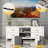 70.8'' W TV Stand With 4-Drawers And 2-Open Shelves-372761279