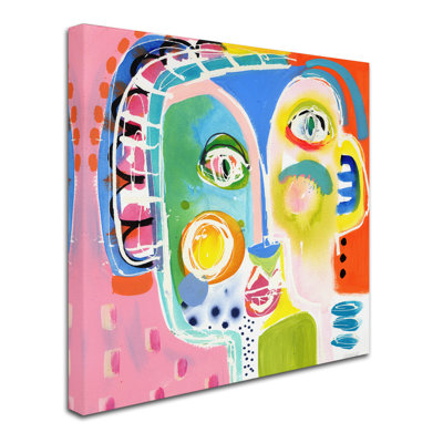 Berkley 'Awkward Moment' Print on Wrapped Canvas