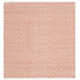 Evansdale Geometric Handmade Flatweave Cotton Orange Area Rug