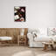 Roses et pivoines modernes sur toile par Amy Hall, peinture-93921671-93921670
