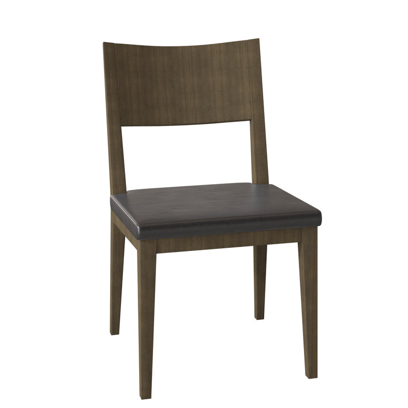 Beene 19'' H Upholstered Maple Side Chair, Galaxy, Chocolate