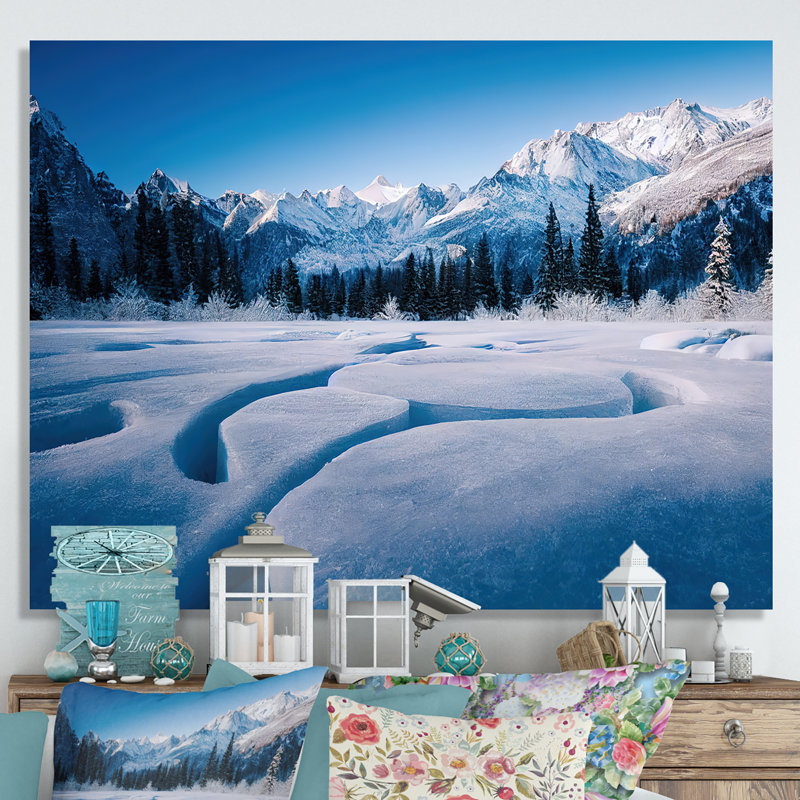 «Winter Alaskan Beauty II» sur toile, Toile tendue, H 30 po x l 40 po x P 1,5 po