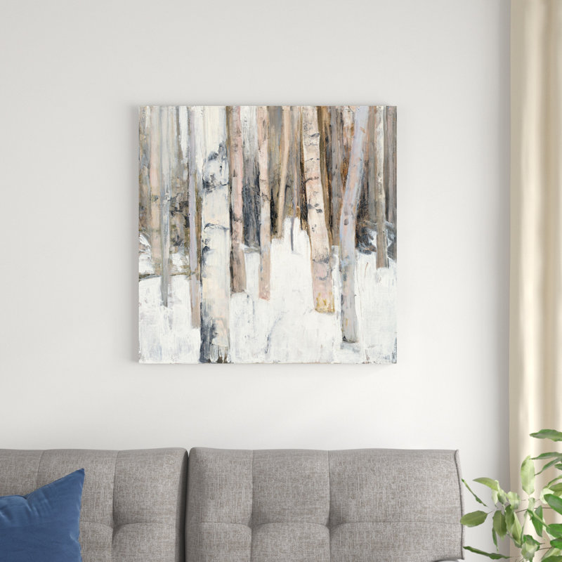 " Warm Winter Light I " by Julia Purinton Painting Print, 30" H x 30" W x 1.25" D