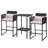 Tannehill 3-Piece Steel Outdoor Bar Set-85875316