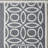Custom Size Slip Resistant Chain Bordered Gray Low Pile Runner Rugs by Feet-638755622