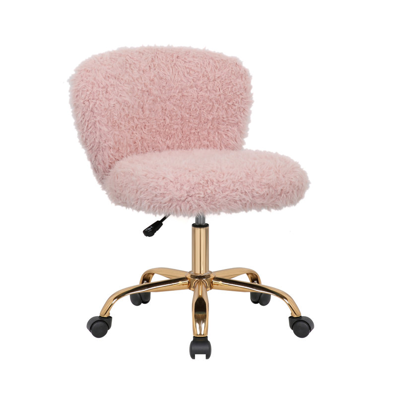 Polyester Blend Task Chair, Pink