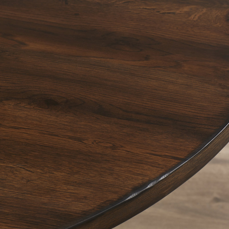 Atwood Round Table, Burnished Dark Oak
