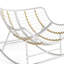 Chaise berçante d'extérieur en acier avec coussin Solvane-1358421631-1358421627