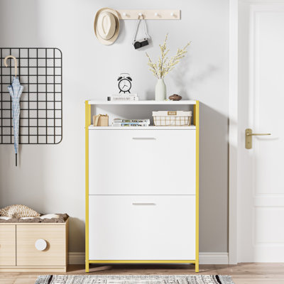 Armoire à chaussures moderne rabattable avec grande capacité pour les hommes des États-Unis, tailles 14 à 15