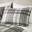 Édredon en microfibre double / grand, 2 taies décoratives, coussins décoratifs, rembourrage de literie douillette, texture douce