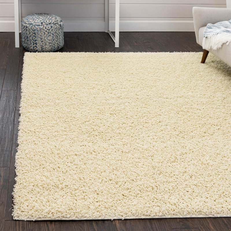 Comfort Solid Shag Indoor Rug, Runner 2' x 6'