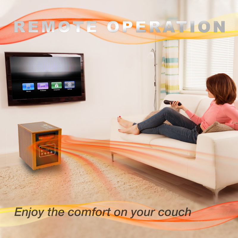 Cherry Mobile Infrared Space Heater with Eco Mode, 1500W