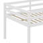 Lit mezzanine double en bois d'hévéa avec échelle-113059609