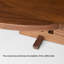 Table basse ronde en bois massif-104366900
